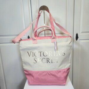 Victoria's Secret 2 in 1 Insulated Cooler Tote Beach Picnic Lunch Bag